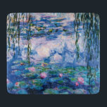 Monet's Water Lilies Cutting Board Schneidebrett<br><div class="desc">Bitte besuchen Sie mein Geschäft für mehr interessantes Design und mehr Farbwahl. => zazzle.com/iwheels*</div>