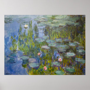Monets Water Lilies Poster
