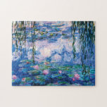 Monets Water Lilies Puzzle<br><div class="desc">Bitte besuchen Sie mein Geschäft für mehr interessantes Design und mehr Farbwahl. => zazzle.com/iwheels*</div>