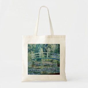 Monets Water Lilies und Japanisch Tragetasche