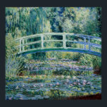 Monets Water Lilies und Japanische Brücke Poster<br><div class="desc">Water Lilies und japanische Brücke von Claude Monet (1899).</div>