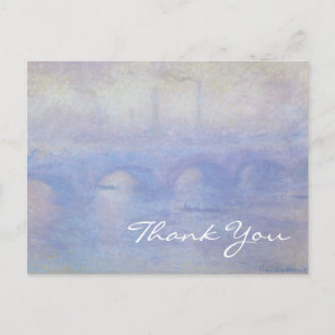 Monet's Waterloo Bridge Postkarte