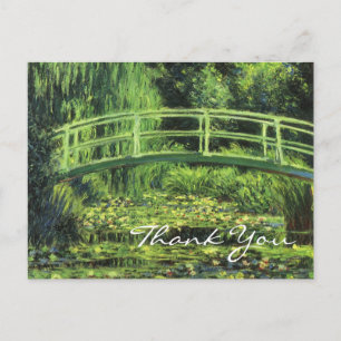 Monets White Water Lilies Postkarte