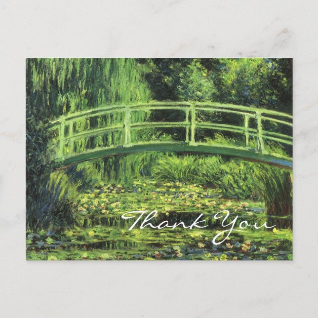 Monets White Water Lilies Postkarte (Vorderseite)