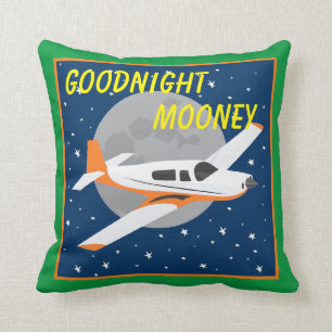 Money Airplane Pillow, Goodnight Money Kissen