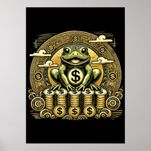 Money Frog, Lucky Toad, Jin Chan - Erfolg Glück Poster