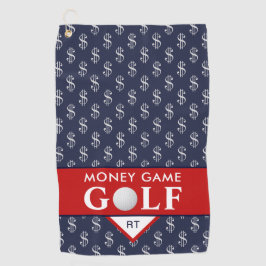 Money Game Golf mit Ihrer Monogram Golfhandtuch