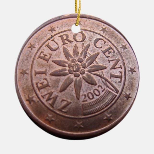 Money Grows on Thornament Keramik Ornament (Vorne)