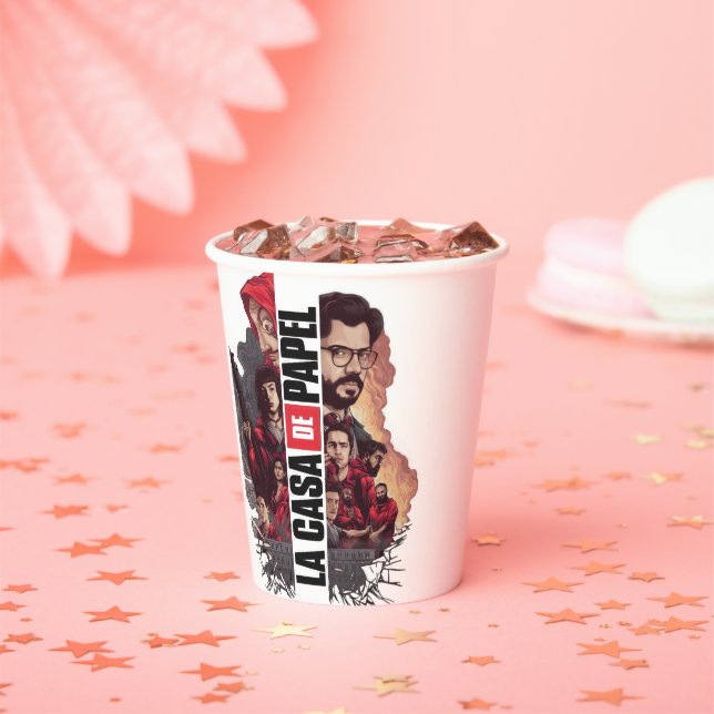 Money Heist Disposable Cup Pappbecher (Insitu)
