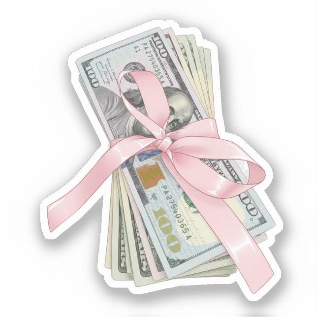 Money Manifestation Sticker  (Vorderseite)