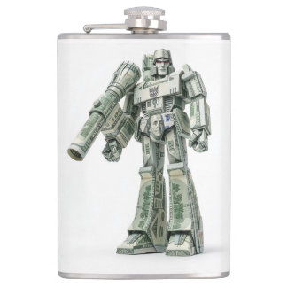 Money Origami Mega Tron Roboter Flachmann