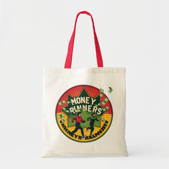 Money Runners Tote Bag Tragetasche (Vorne)