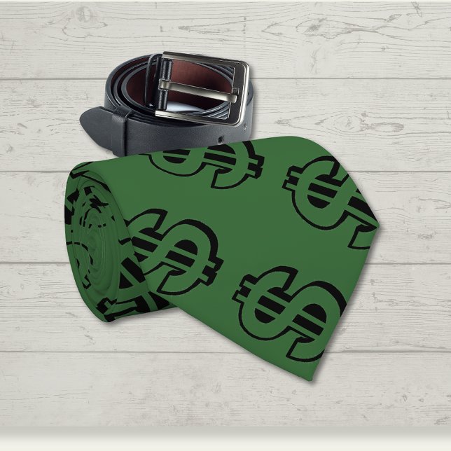 Money Sign Neck Tie Krawatte (Von Creator hochgeladen)