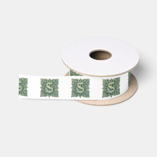 Money Symbol Ornament Satinband