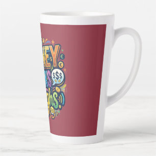 Money Talks Laughs – Lustiger Bargeld Humor T-Shir Milchtasse