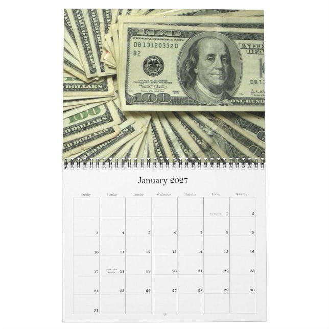 Money Time Kalender 2009 (Jan 2027)