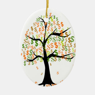 Money Tree Keramikornament