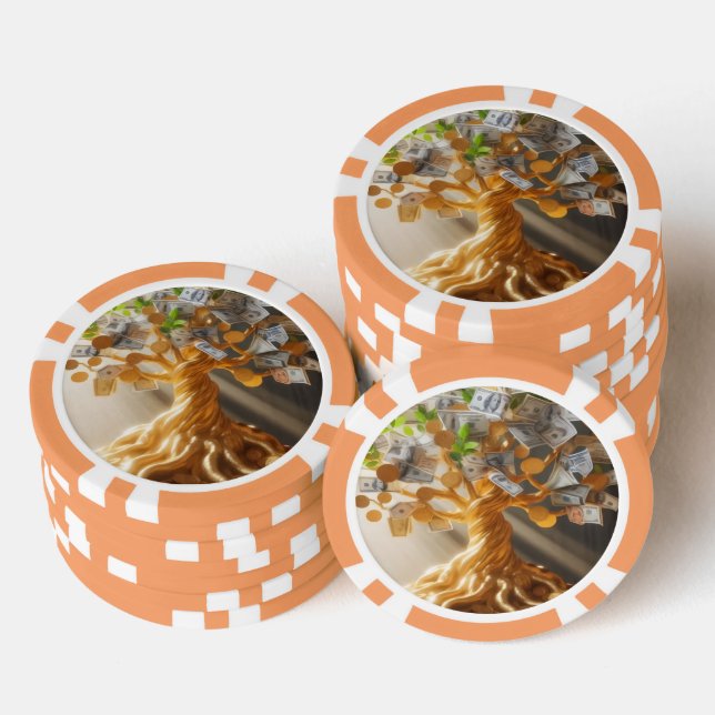 Money Tree  Pokerchips (Stapel)