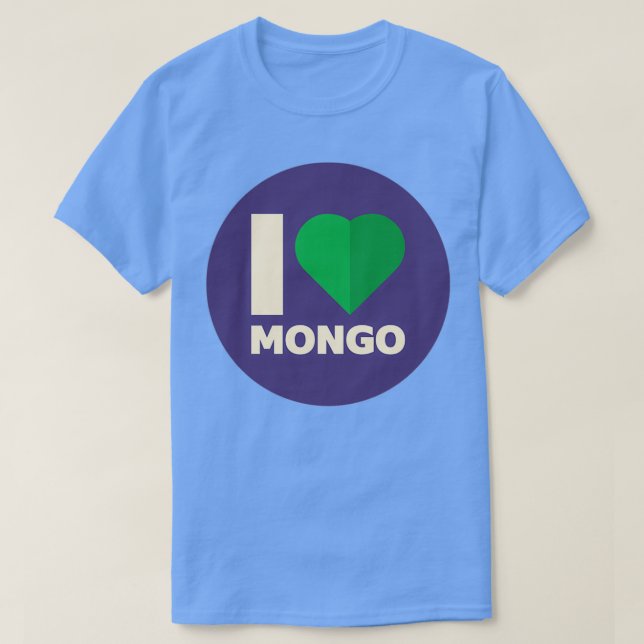 MongoDB I Liebe Mongo T-Shirt (Design vorne)