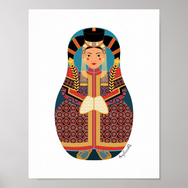 Mongol Matryoshka Poster (Vorne)