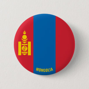 Mongolei Charming Patriotic Button