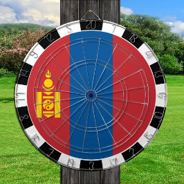 Mongolei Dartboard, Spielbrett, mongolische Flagge Dartscheibe