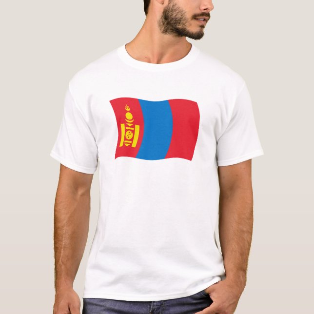 Mongolei Flag Shirt (Vorderseite)