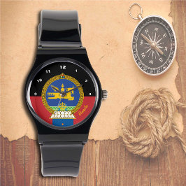 Mongolei Flag Watch, mongolische Mode /sport Armbanduhr