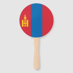 Mongolei-Flagge Fächer