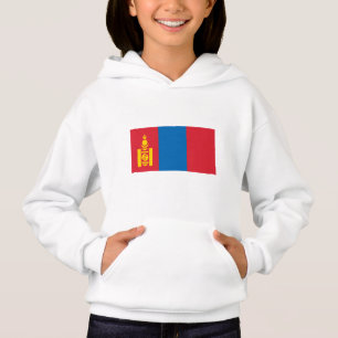 Mongolei-Flagge Hoodie