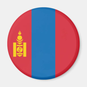 Mongolei-Flagge Magnet