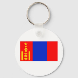 Mongolei-Flagge Schlüsselanhänger