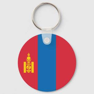 Mongolei-Flagge Schlüsselanhänger