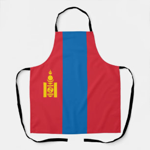 Mongolei-Flagge Schürze