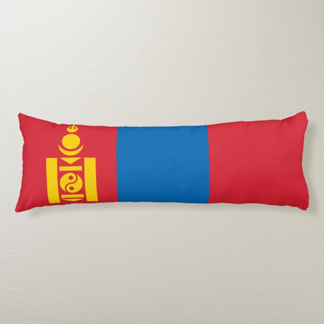 Mongolei-Flagge Seitenschläferkissen (Vorderseite)