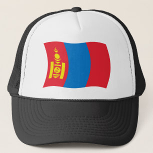 Mongolei Flaggenmütze Truckerkappe