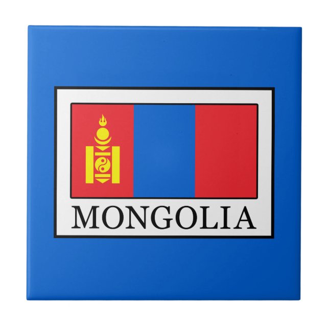 Mongolei Fliese (Vorderseite)