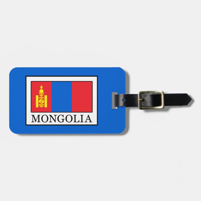 Mongolei Gepäckanhänger (Vorderseite horizontal)