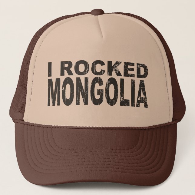 Mongolei-Hut Truckerkappe (Vorderseite)