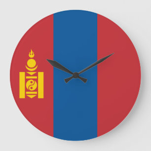 Mongolei (Mongolei) Große Wanduhr