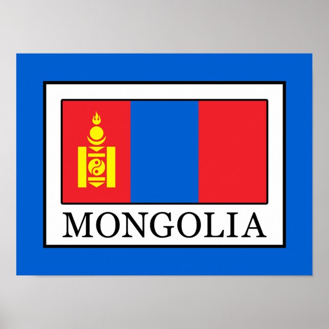Mongolei Poster (Vorne)