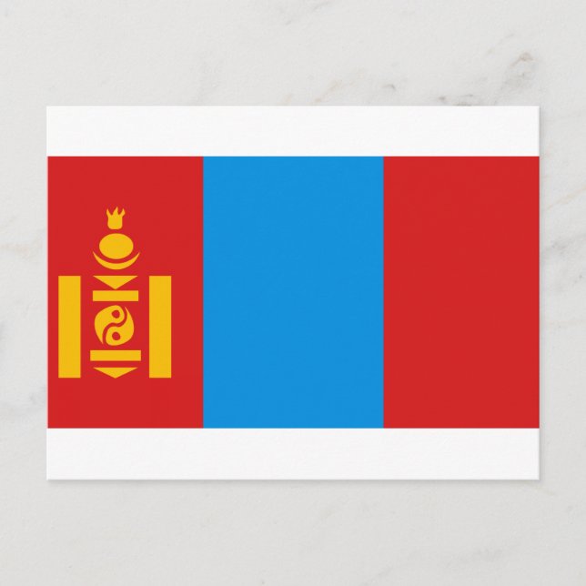 Mongolei Postkarte (Vorderseite)