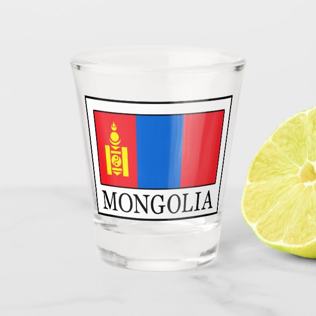 Mongolei Schnapsglas (Vorderseite)
