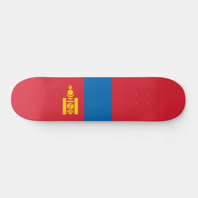 Mongolei Skateboard (Horizontal)
