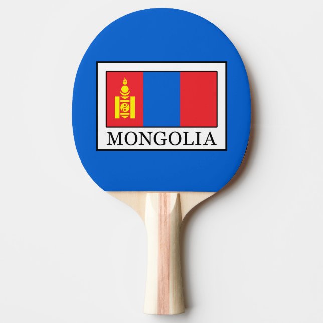 Mongolei Tischtennis Schläger (Vorderseite)