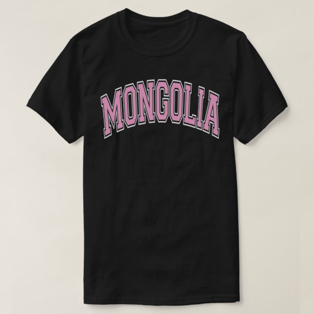 Mongolei Uni Style Rosa Tet Pullover (Design vorne)