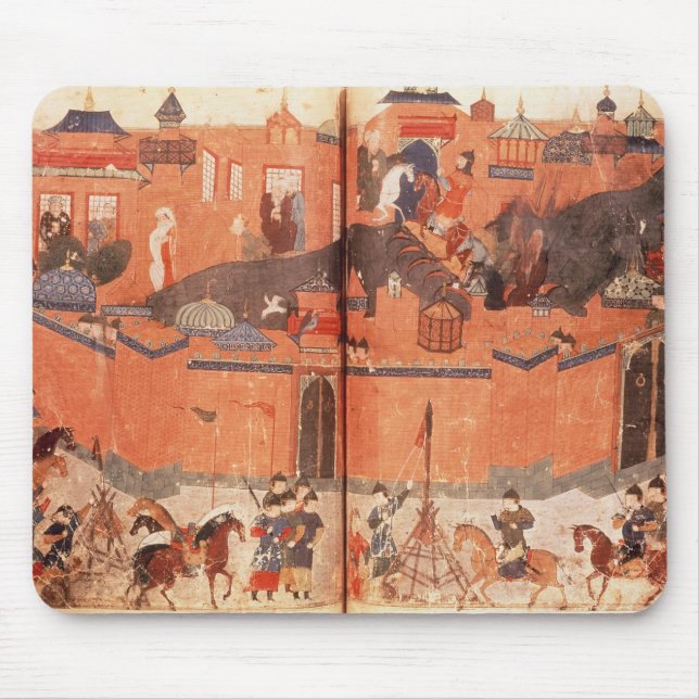 Mongolen unter Führung von Hulagu Khan Mousepad (Vorne)