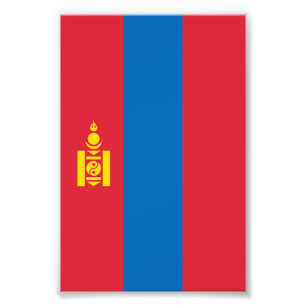Mongolia flag fotodruck