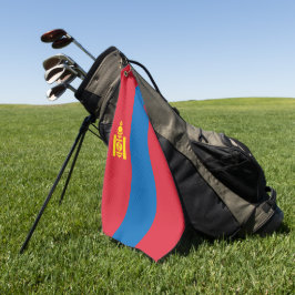 Mongolia flag golfhandtuch
