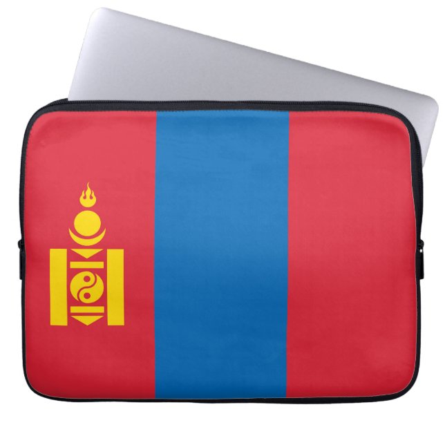 Mongolia flag laptopschutzhülle (Vorderseite)